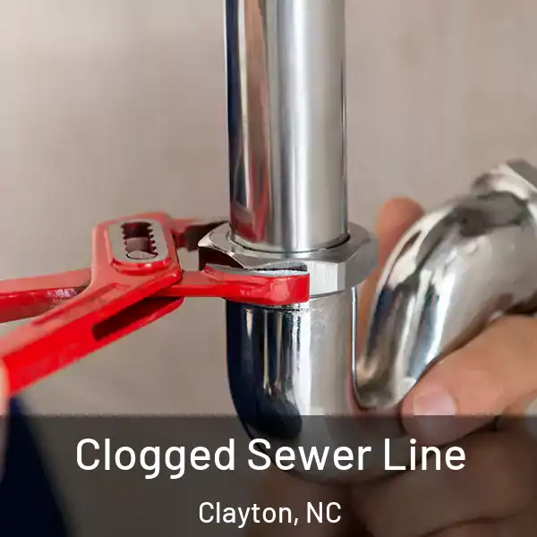  Clogged Sewer Line Clayton, NC