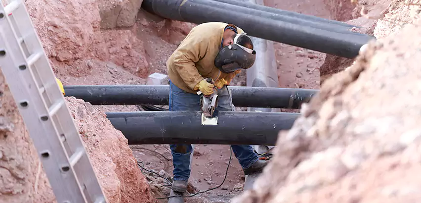 Cast Iron Sewer Pipe Replacement in Clayton