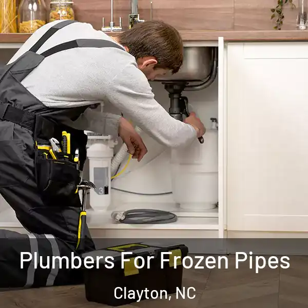  Plumbers For Frozen Pipes Clayton, NC