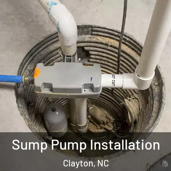  Sump Pump Installation Clayton, NC